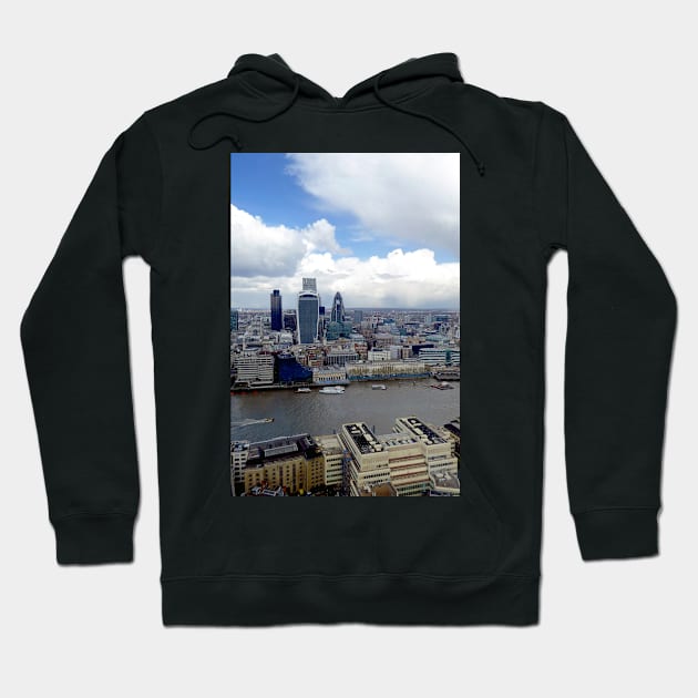 London City Skyline Cityscape England Hoodie by AndyEvansPhotos